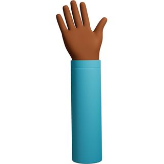 brown hand signs greeting tan