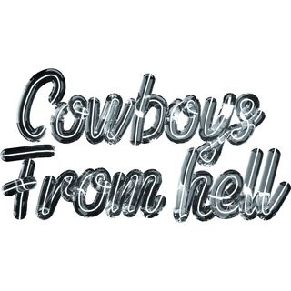 cowboys from hell lettering 3d