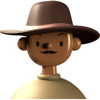 toy face people avatar cowboy