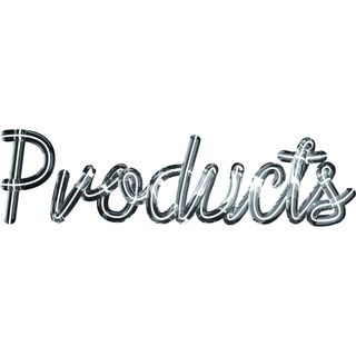 products lettering 3d