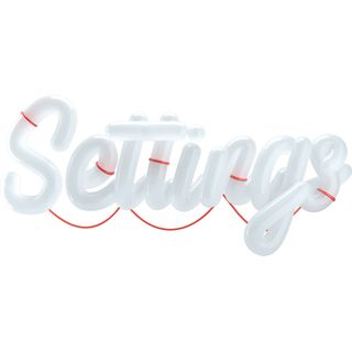 3d settings lettering