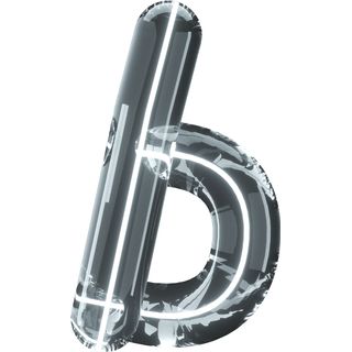 b lettering 3d