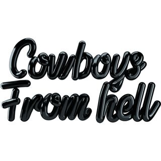 3d lettering cowboys from hell