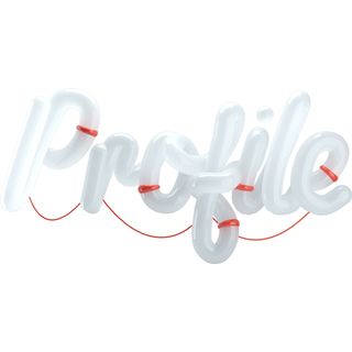 3d profile lettering