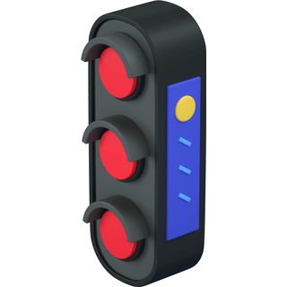 3d traffic lights semaphore