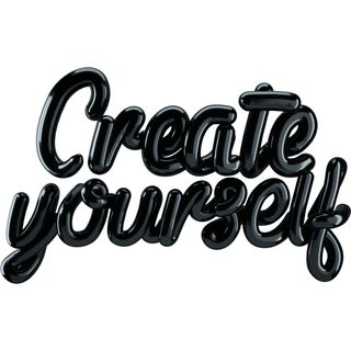 3d lettering create yourself 6126b4ad5cd43