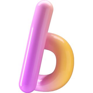 b 3d lettering