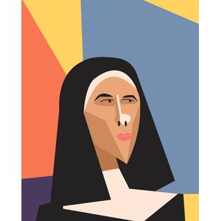 nun woman religion help share