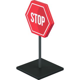 stop sign street traffic