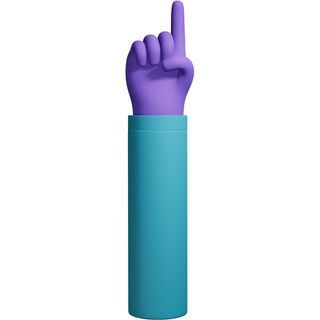 purple hand sign gesture mandatory