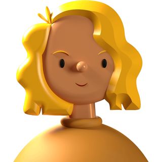 toy lady face people avatar