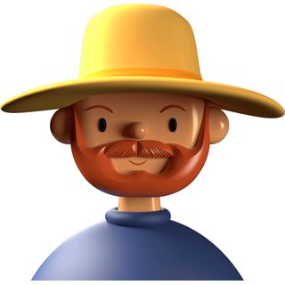 toy face people cowboy avatar