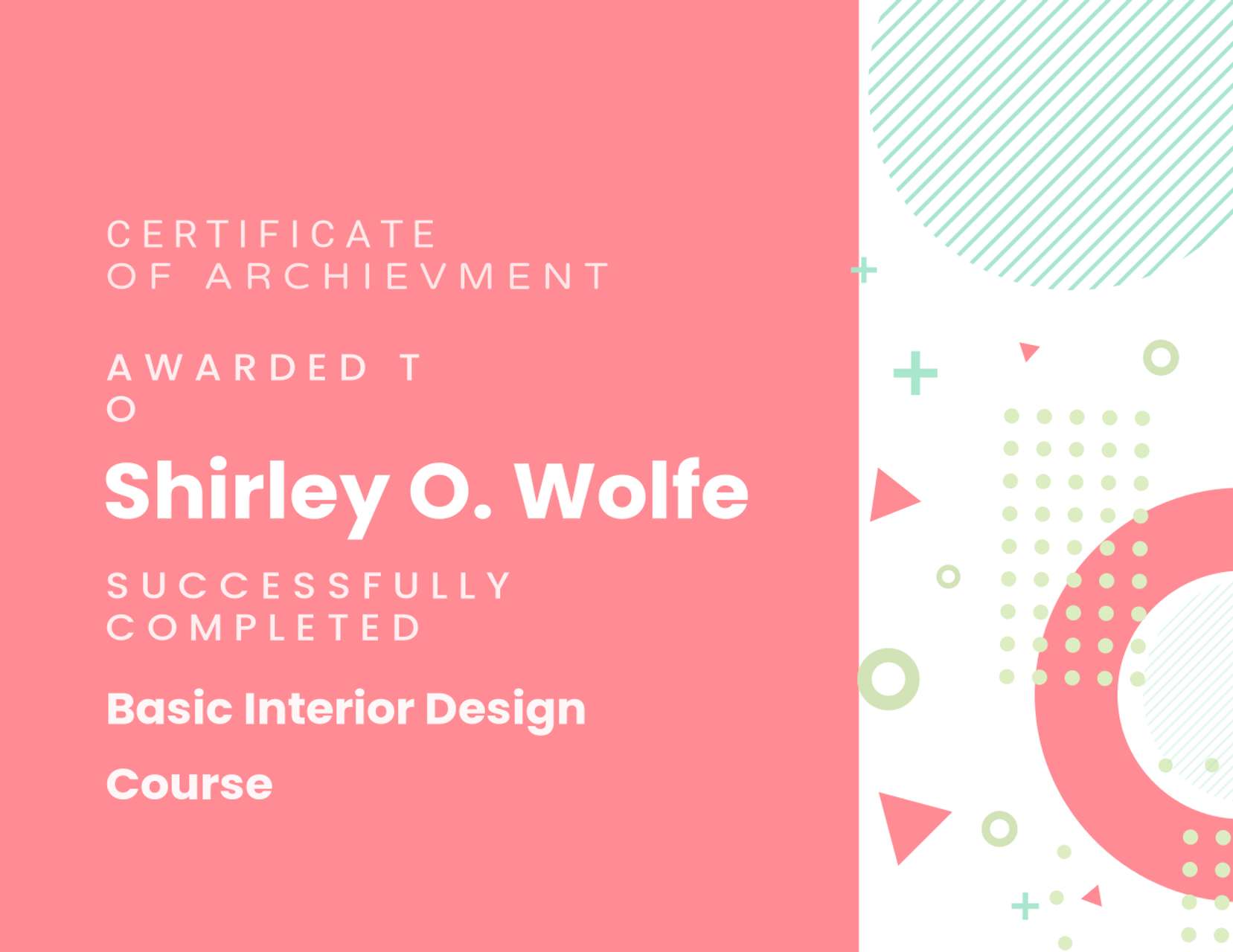 Achievement Certificate Design Templates Pack