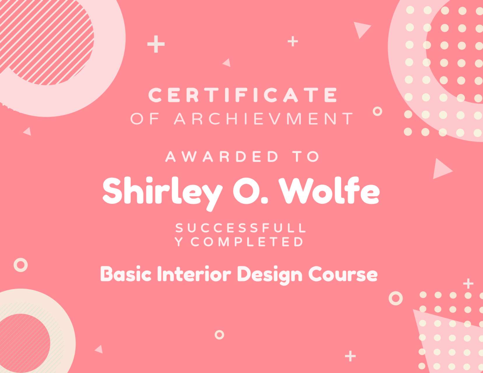 Achievement Certificate Design Templates Pack