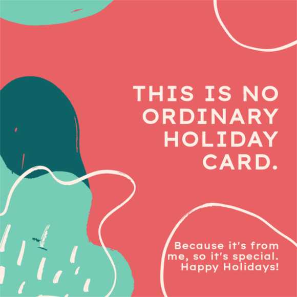 This is no ordinary holiday card